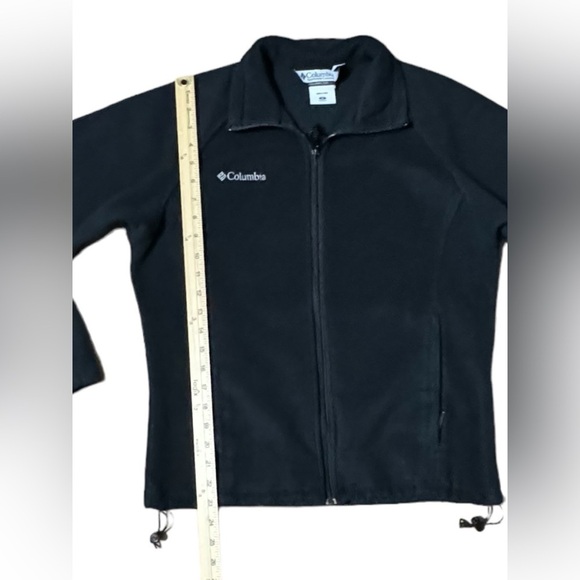Columbia Women’s Size Medium Black Long Sleeve Zip Up Sportswear Fleece Jacket - Picture 7 of 15